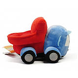 М'яка іграшка машинка Самоскид Помічник розмір 26 см, фото 2