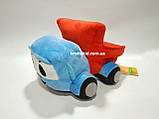М'яка іграшка машинка Самоскид Помічник розмір 26 см, фото 4