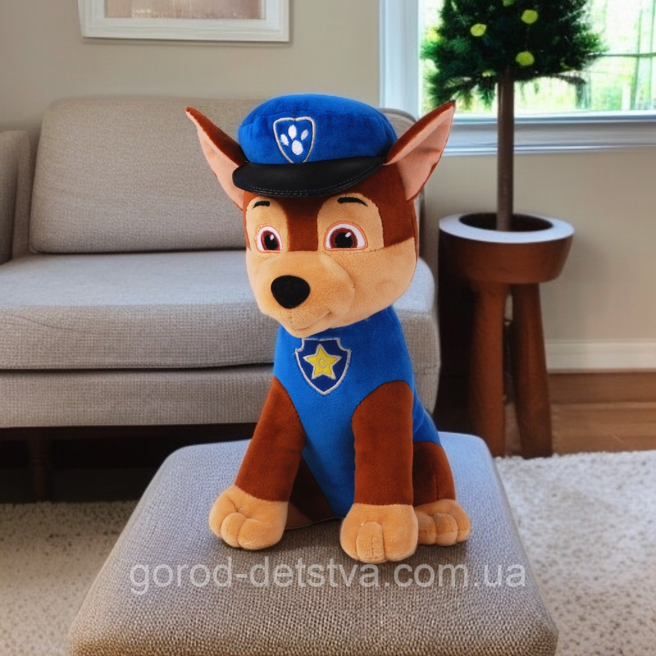 М'яка іграшка собака щеня Гончик Чейз Щенячий патруль Paw Patrol Розмір 30 см