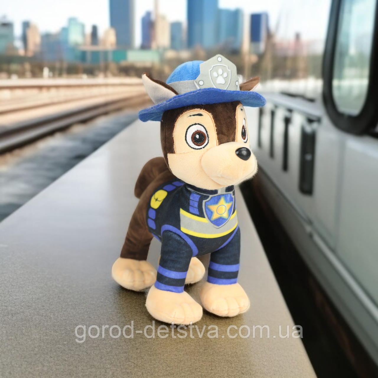 М'яка іграшка собака щеня Гончик Чейз Щенячий патруль Paw Patrol Розмір 26 см