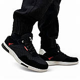 41,  р. Кросівки чоловічі сітка на літо чорні (Сгк-106ч), фото 5