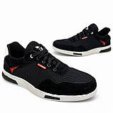 41,  р. Кросівки чоловічі сітка на літо чорні (Сгк-106ч), фото 8