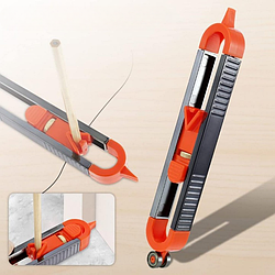 Шаблон для розмітки контура роликовий, контурна лінійка і 5шт олівців