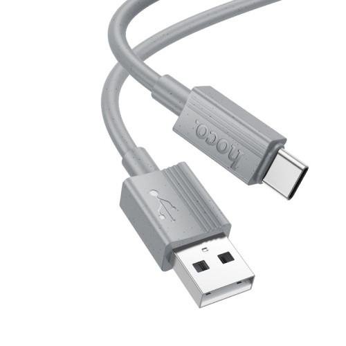 Кабель Hoco X107 USB - Type-C 3.0A/1m (Сірий)