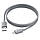 Кабель Hoco X107 USB - MicroUSB 2.4A/1m (Сірий), фото 5