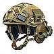 Комплект шолом FAST Helmet NIJ III Каска 3А з активними навушниками Walker's Razor Patriot Кавер Мультикам + Ліхтар Військова - фото 1 - id-p2490607448