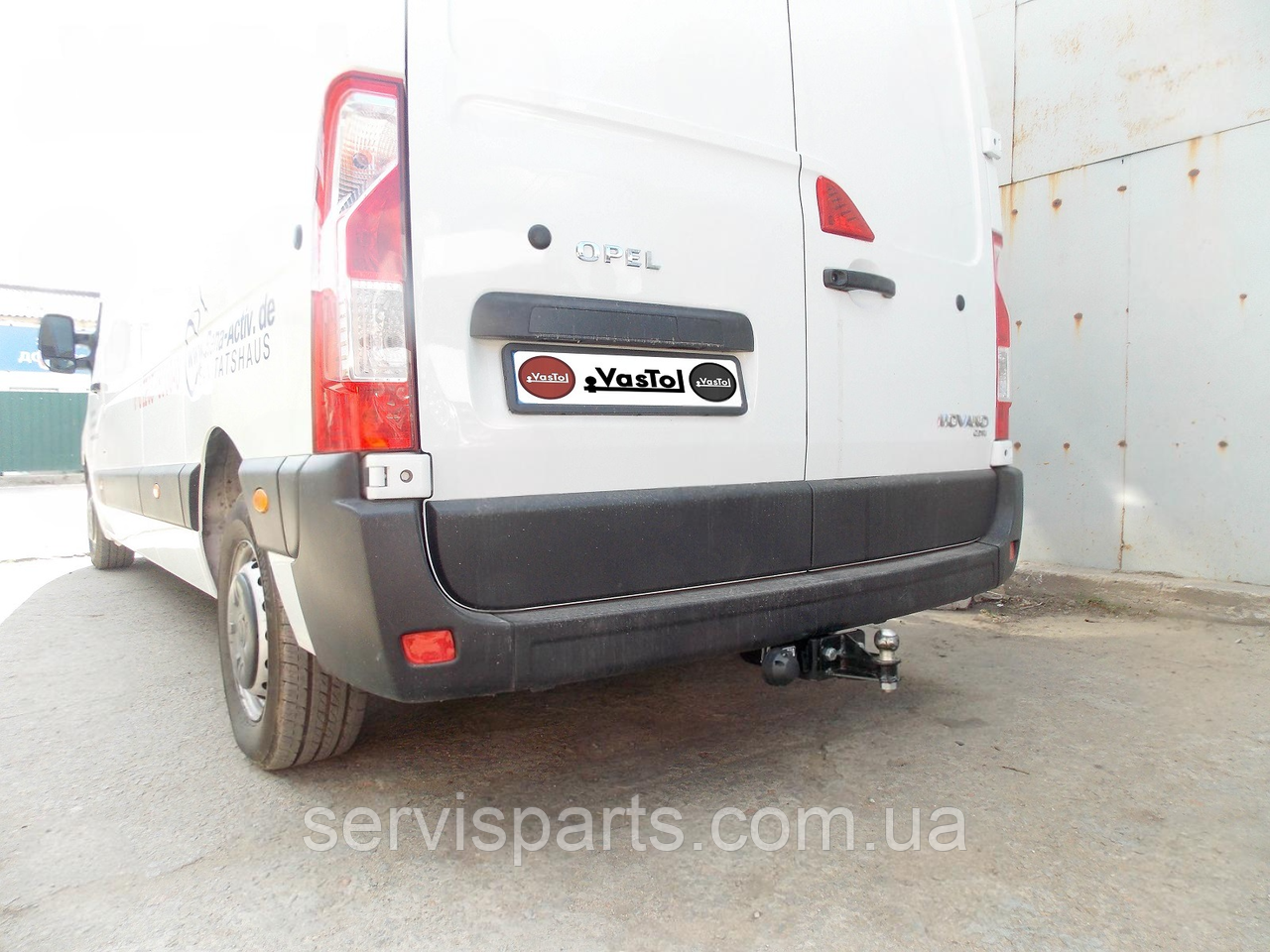 Фаркоп Opel Movano B 2010-2021 (Опель Мовано Б) без підрізу бампера