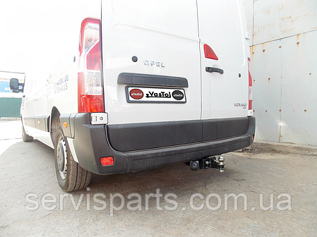 Фаркоп Opel Movano B 2010-2021 (Опель Мовано Б) без підрізу бампера, фото 1