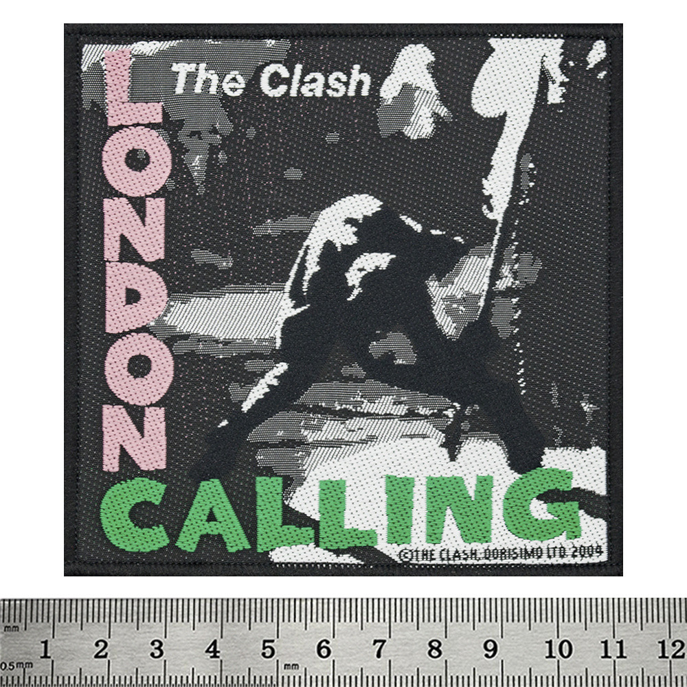 Нашивка ткана THE CLASH - LONDON CALLING (ofp-226), фото 1