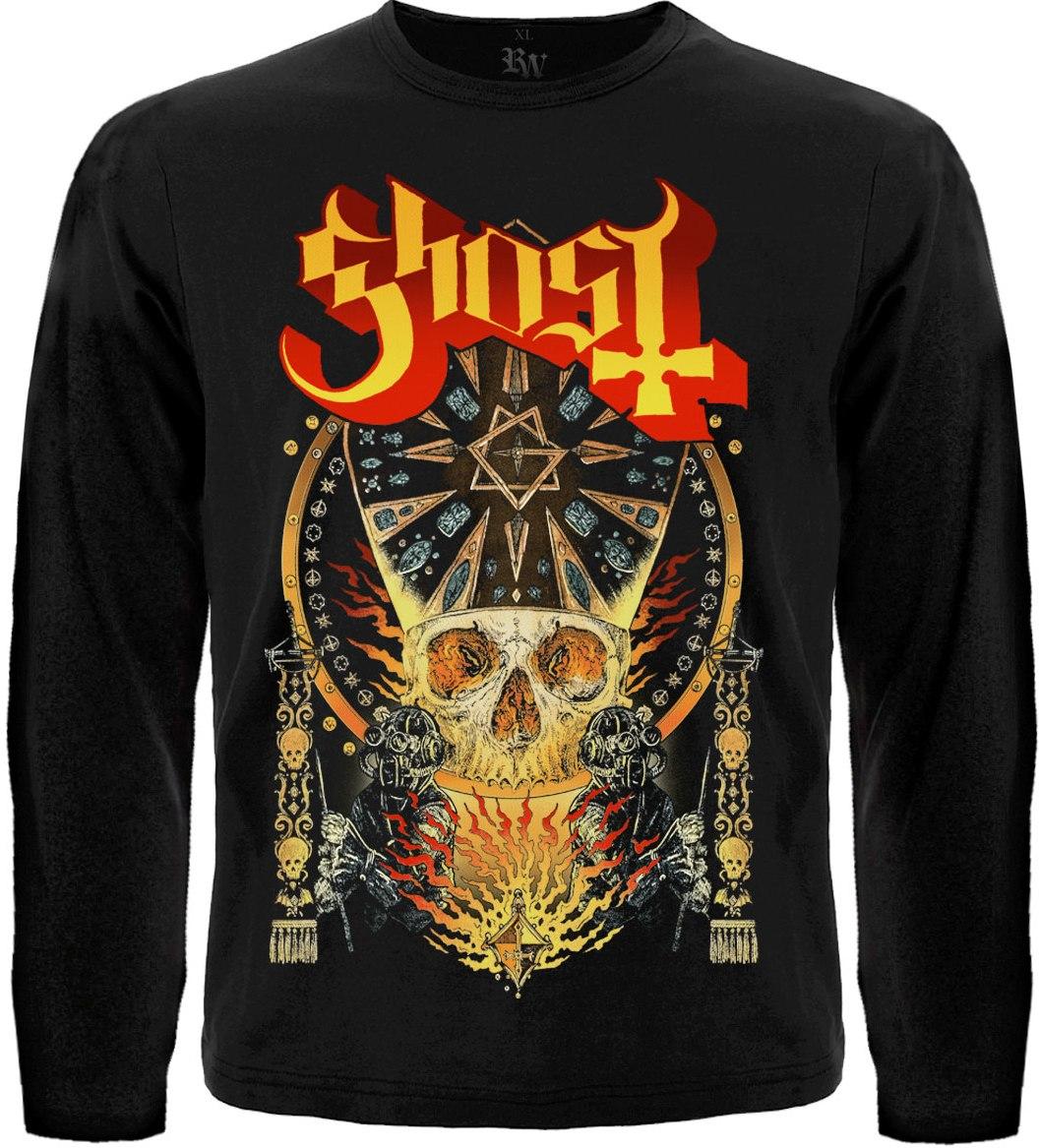 Футболка з довгим рукавом Ghost (skull), Розмір M, фото 1