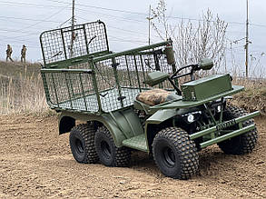 Електроквадроцикл HIMAKS Military Off-Road 6W4D Евакмашина для доставки вантажу та евакуації