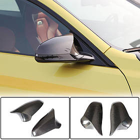 Накладки на дзеркала Cухий карбонV1 (для M3) для BMW 3 серія F-30/31/34 2012-2019 рр