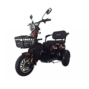 Електроскутер триколісний FADA OLDІ 1000W Фада олді Коричневий