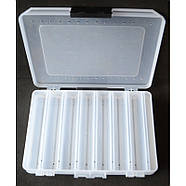 Коробка для зберігання 130мм воблерів та блешень, Альянс КВ-16014, двостороння, 14 відсіків, розмір 260х187х48мм, фото 6