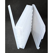 Коробка для зберігання 130мм воблерів та блешень, Альянс КВ-16014, двостороння, 14 відсіків, розмір 260х187х48мм, фото 8