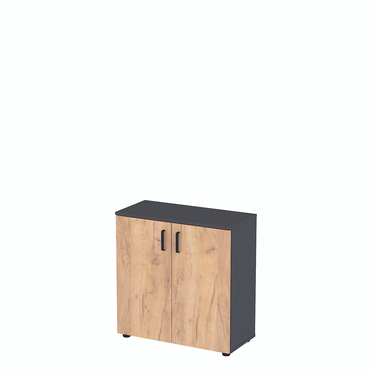 Тумба NT2-80-2D Дуб Крафт золотой - Антрацит, фото 1