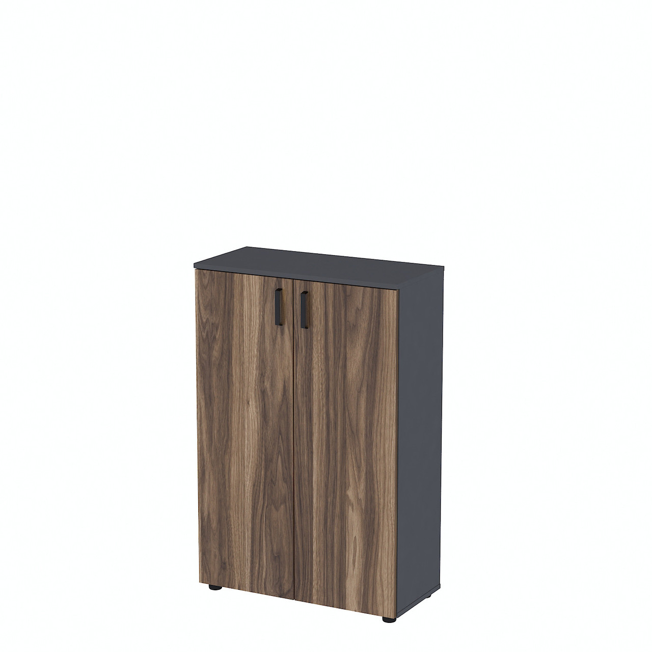 Тумба NT3-80-2D Орех Модена - Антрацит, фото 1