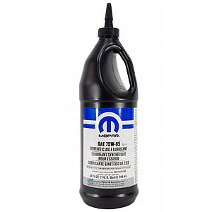 Олива синтетична в міст передній, задній 75W85 1кварта (946ml) MOPAR 68210057AB Dodge Ram 3500, Ram 2500, Ram 1500; Jeep Cherokee