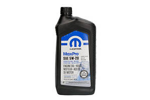 Моторна олива 5W20 (946 ml) MOPAR 68518202AA Jeep Wrangler, Renegade, Cherokee, Grand Cherokee, Compass,