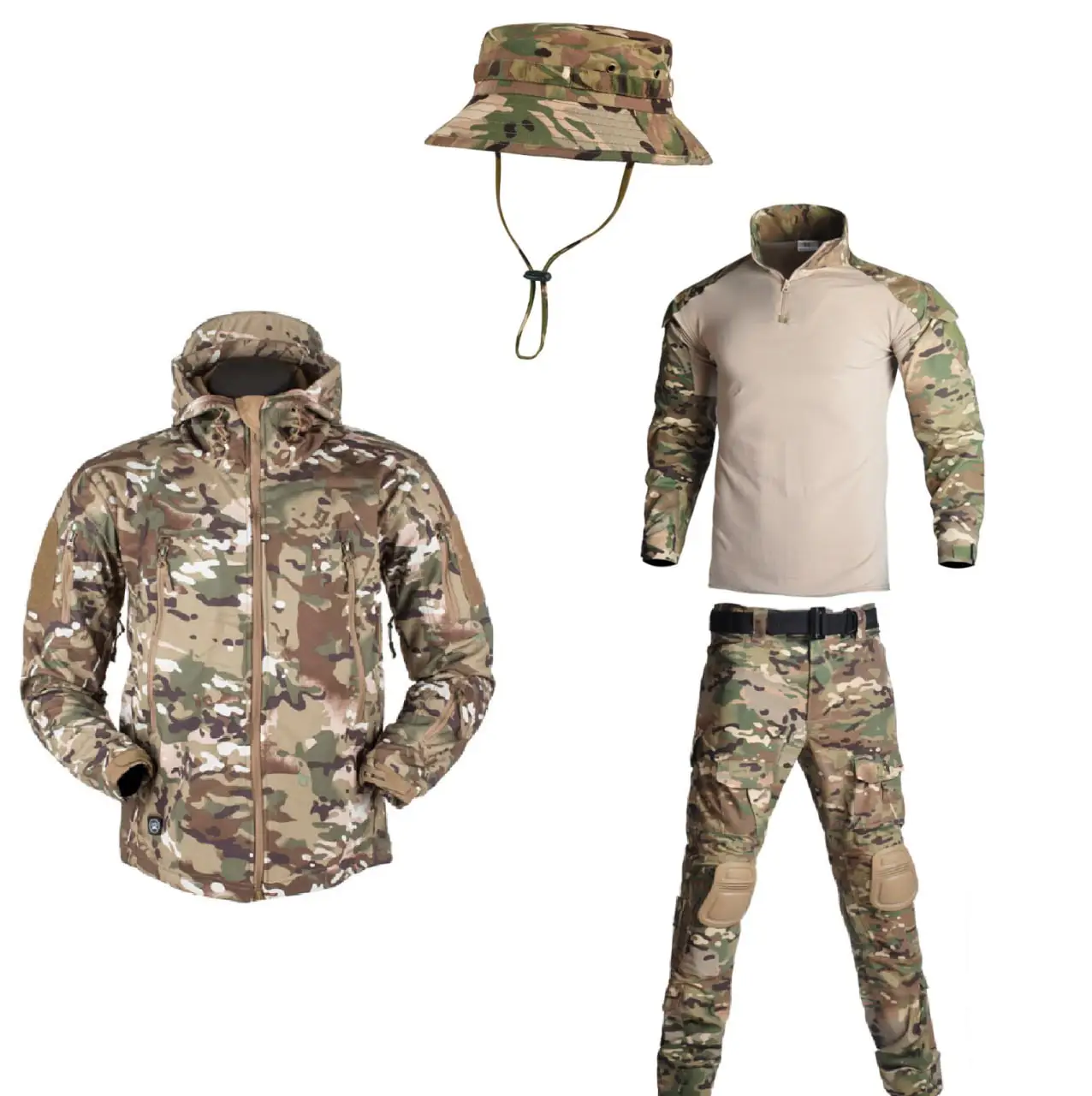 Комплект одягу польовий "CamoX" HAN WILD G2 Multicam – куртка, штани, панама ТМ, фото 1