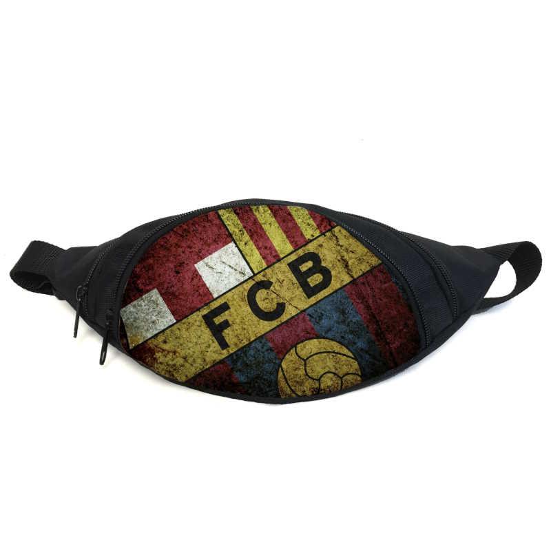 Поясная сумка бананка ФК Барселона (GB - FC Barcelona 03) Gear Bag черная