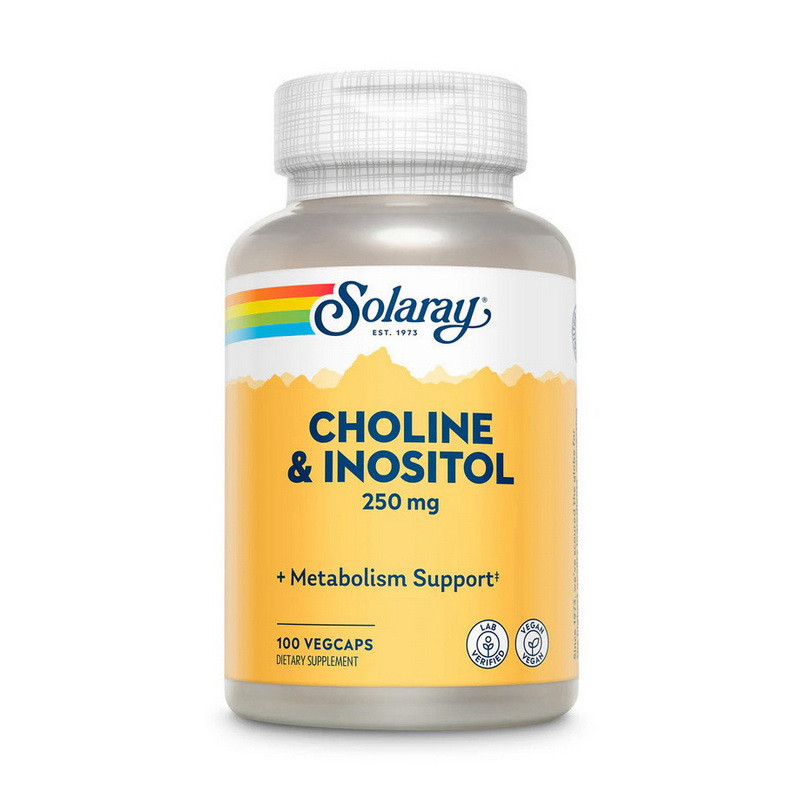Choline & Inositol 250 mg (100 veg caps)