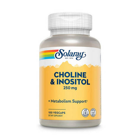 Choline & Inositol 250 mg (100 veg caps), фото 1