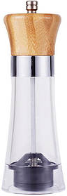Млин для спецій Kamille Pepper Mill Ø 6х18 см (ручний млин для перцю)