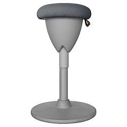 Балансуючий стілець ACORN темно-сіра тканина/сірий каркас