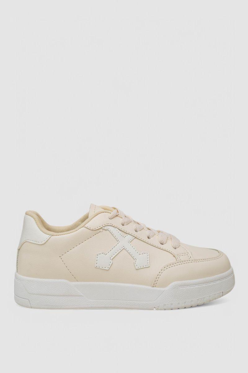 Кеди жіночі, колір бежевий, 248RAD15, фото 1