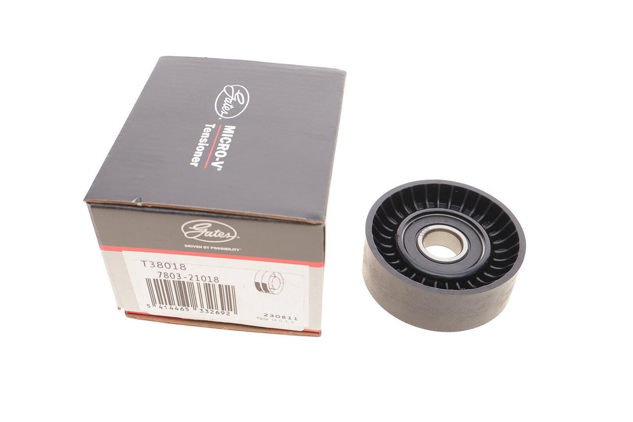 Ролик приводного ременя 70 мм, гладкий Gates T38018 Jeep Grand Cherokee, Commander; Chrysler 300C; Dodge Charger; Ford Escape, фото 1