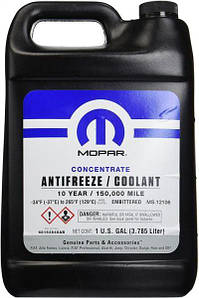 Антифриз концентрат, фіолетовий 1galon (3,785L) MOPAR 68163848AB Chrysler 200