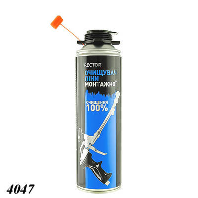 Очищувач монтажної піни RECTOR 100% ефективність 500 мл