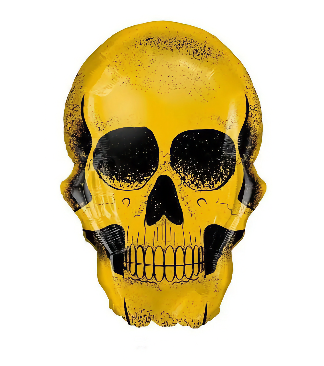 Фольгована велика повітряна куля Череп, кулі на Хелловін, 55х75 см