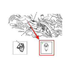 Ручка перемикання передач MOPAR 52124523AA Jeep Commander