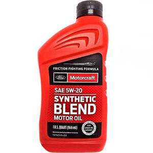 Олива 5W20 1кварта (946 мл) Syntetic Blend Motorcraft XO5W20Q1SP Ford Focus, Mustang, Kuga, Fusion, Edge,