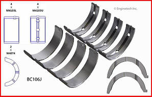 Вкладиші корінні 0,50 мм Enginetech BC106J50 Chrysler 300M, LHS, Intrepid, Concorde, Pacifica, Sebring, 300C; Dodge Intrepid,