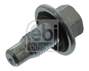 Пробка зливна M12-1.75 ключ 15MM FEBI BILSTEIN 44442 Chevrolet Corvette, Camaro, Captiva, Cruze, Malibu,