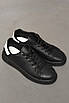 Кросівки жіночі чорного кольору на шнурівці 174119T Безкоштовна доставка, фото 4