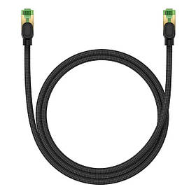 Мережевий кабель Baseus High Speed CAT8 40Gigabit Ethernet Cable (Braided Cable)3m Cluster Black ly