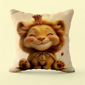 Подушка 3D Левенятко 28945 35х35 см yL.