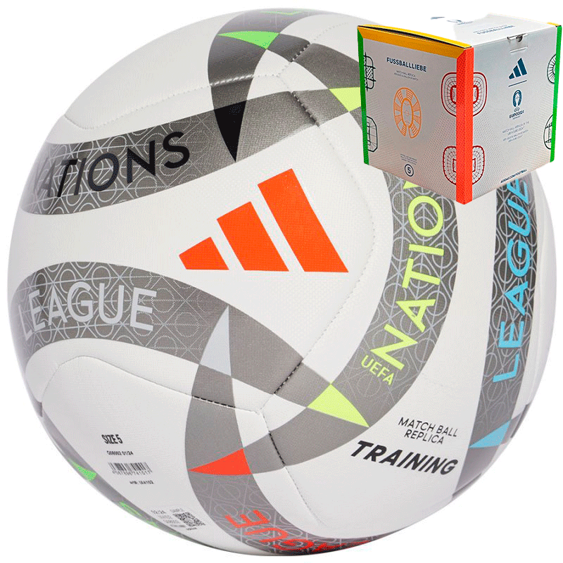 М'яч для футболу Adidas UEFA NL 2025 Training (розмір 5) IX4102