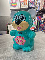 Інтерактивна іграшка FT 0043 AB Аудіо-казки, ведмедик, сенсорний, музика та звук (український), світло, 2 кольори, на батарейці,, фото 6