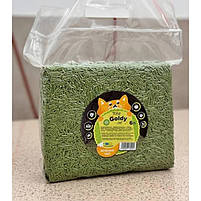 Соєвий наповнювач для туалетів Goldy Cat Tofu Зелений чай, 6л Тофу, фото 2