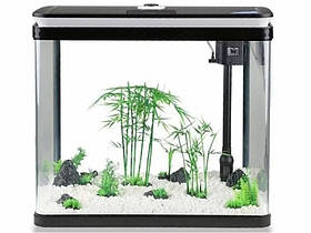 Акваріум із кришкою SUNSUN HRG 300 чорний, 14 л