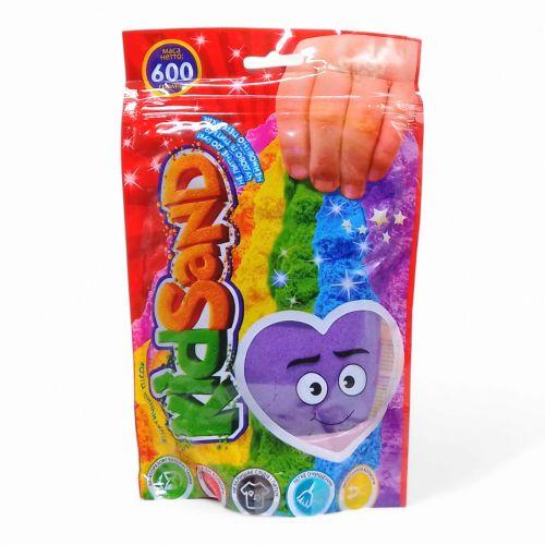 Кінетичний пісок "KidSand" фіолетовий, в пакеті, 600 г [tsi59165-TSI], фото 1