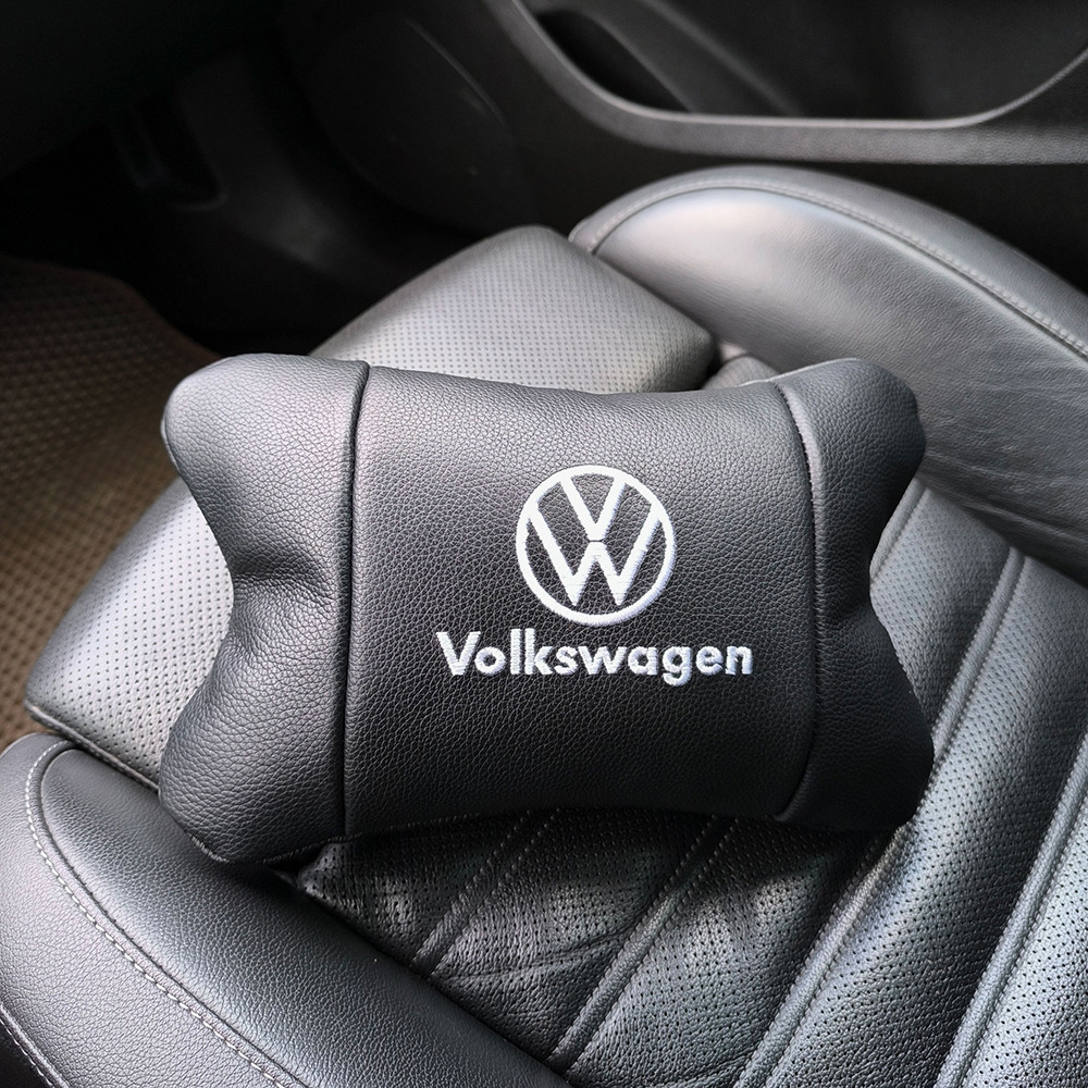 Шкіряна подушка на підголівник Volkswagen – ортопедична ED-914 для авто