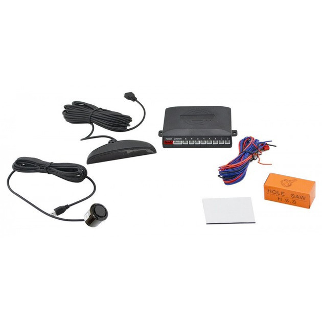 Парктронік (паркувальний радар) Assistant Parking Sensor, 8 чорних датчиків JC-89, фото 1