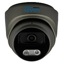 IP-відеокамера 2 Мп SEVEN IP-7212PA-DL black 2,8 мм з розумним подвійним підсвічуванням, фото 3