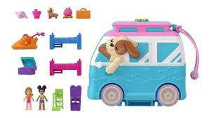 Ігровий набір Polly Pocket Щеня Поллі Покет на пляжі Polly Pocket Beach Puppy HRD36